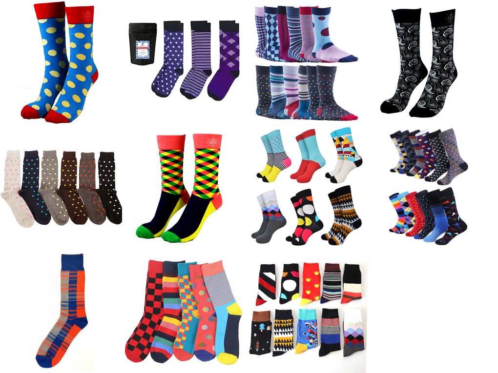 fashion dress socks men